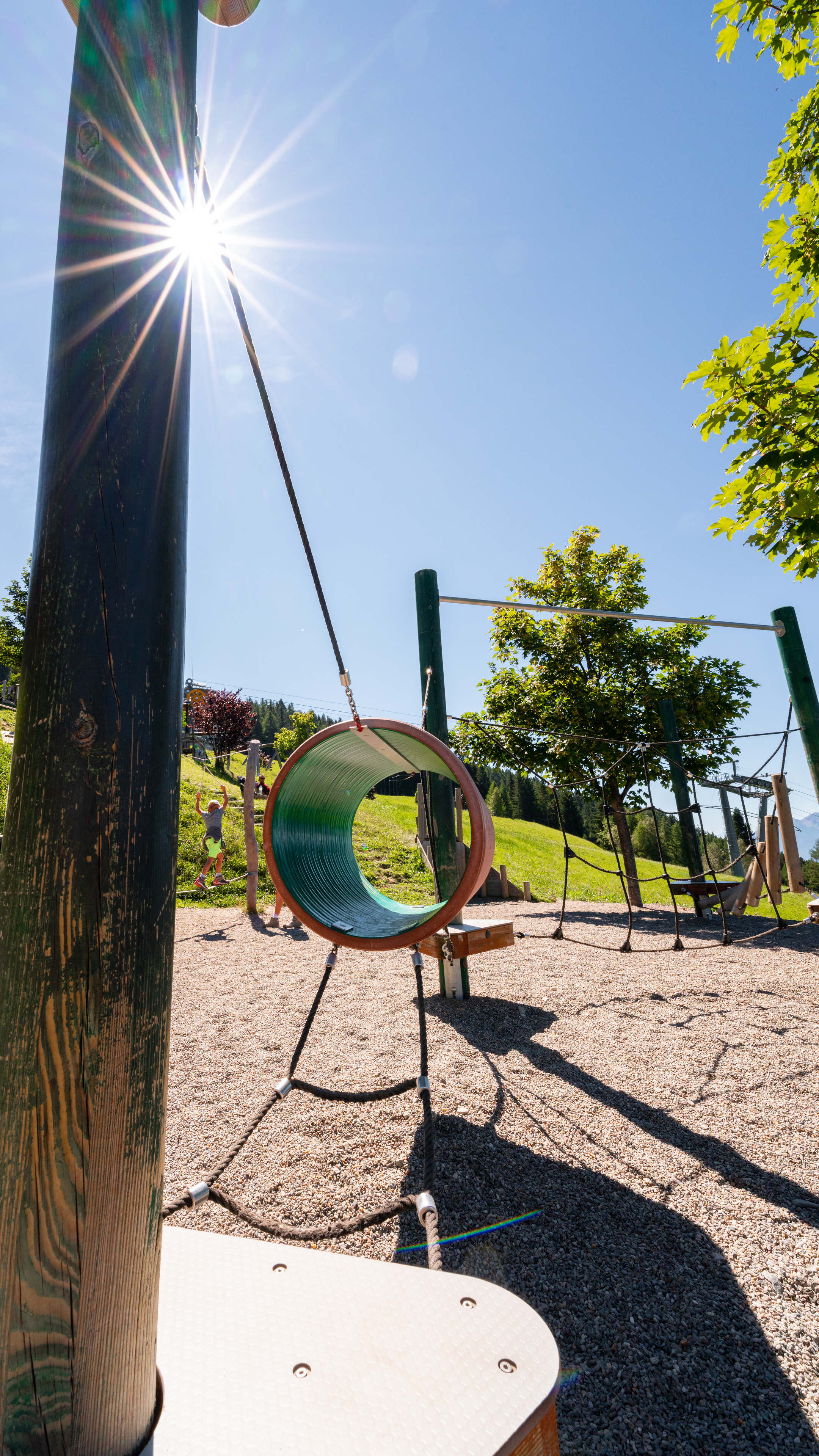 Kinderhotel: Spielplatz - Taser Alm