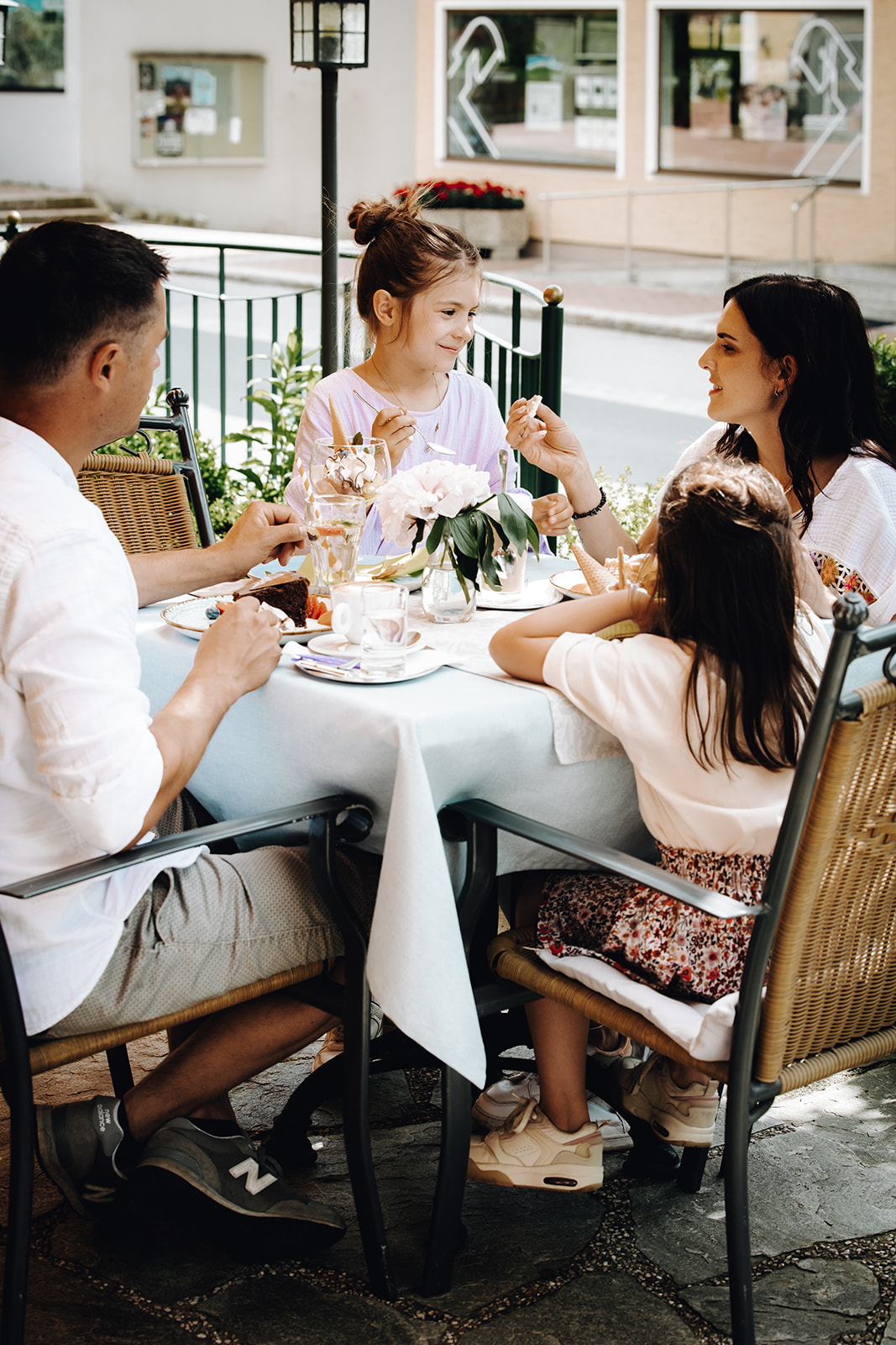 Kinderhotel: Terrasse - Hotel Guggenberger