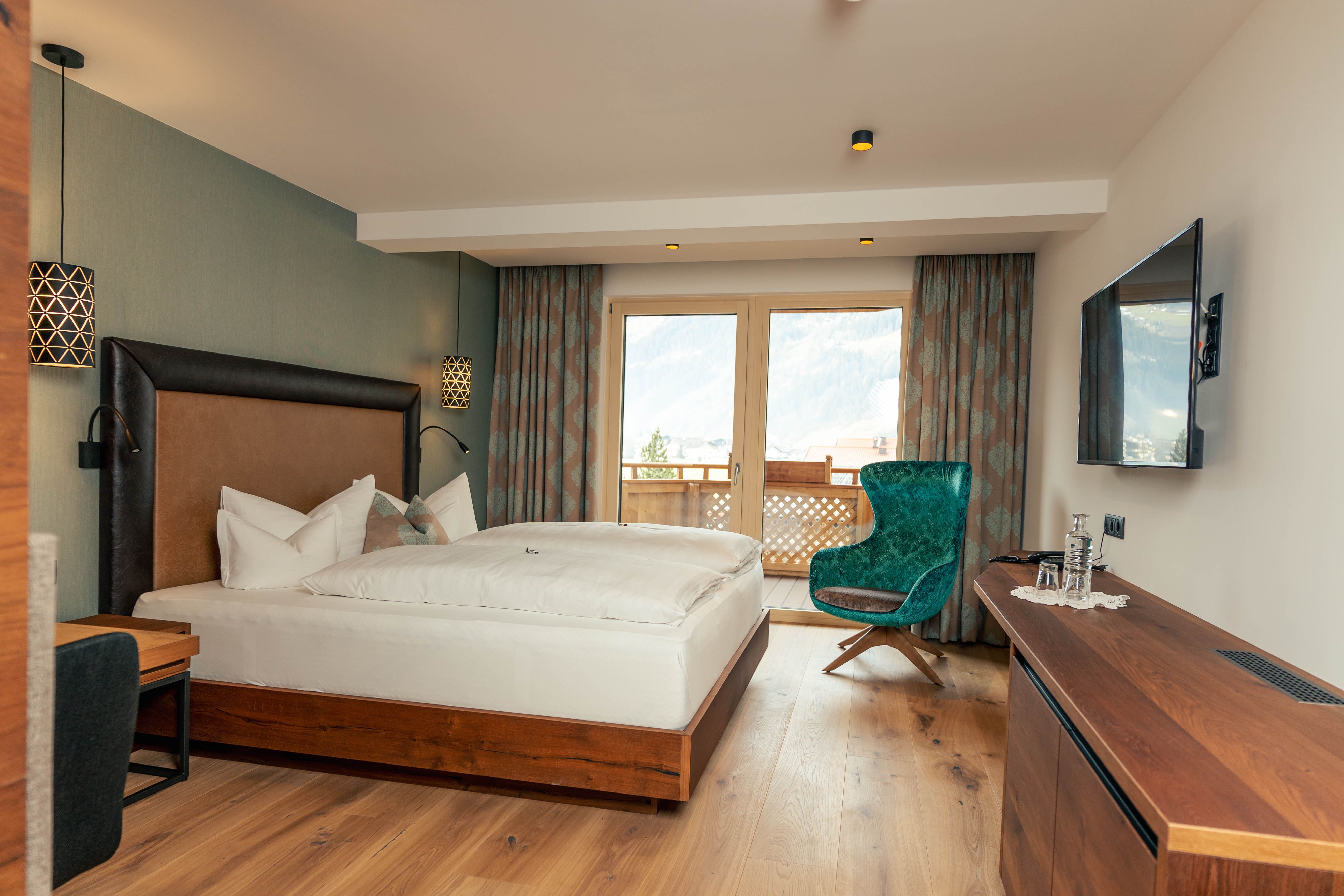 Kinderhotel: Doppelzimmer - Ferienhotel Sonnenhof - Wohnen | Schlafen