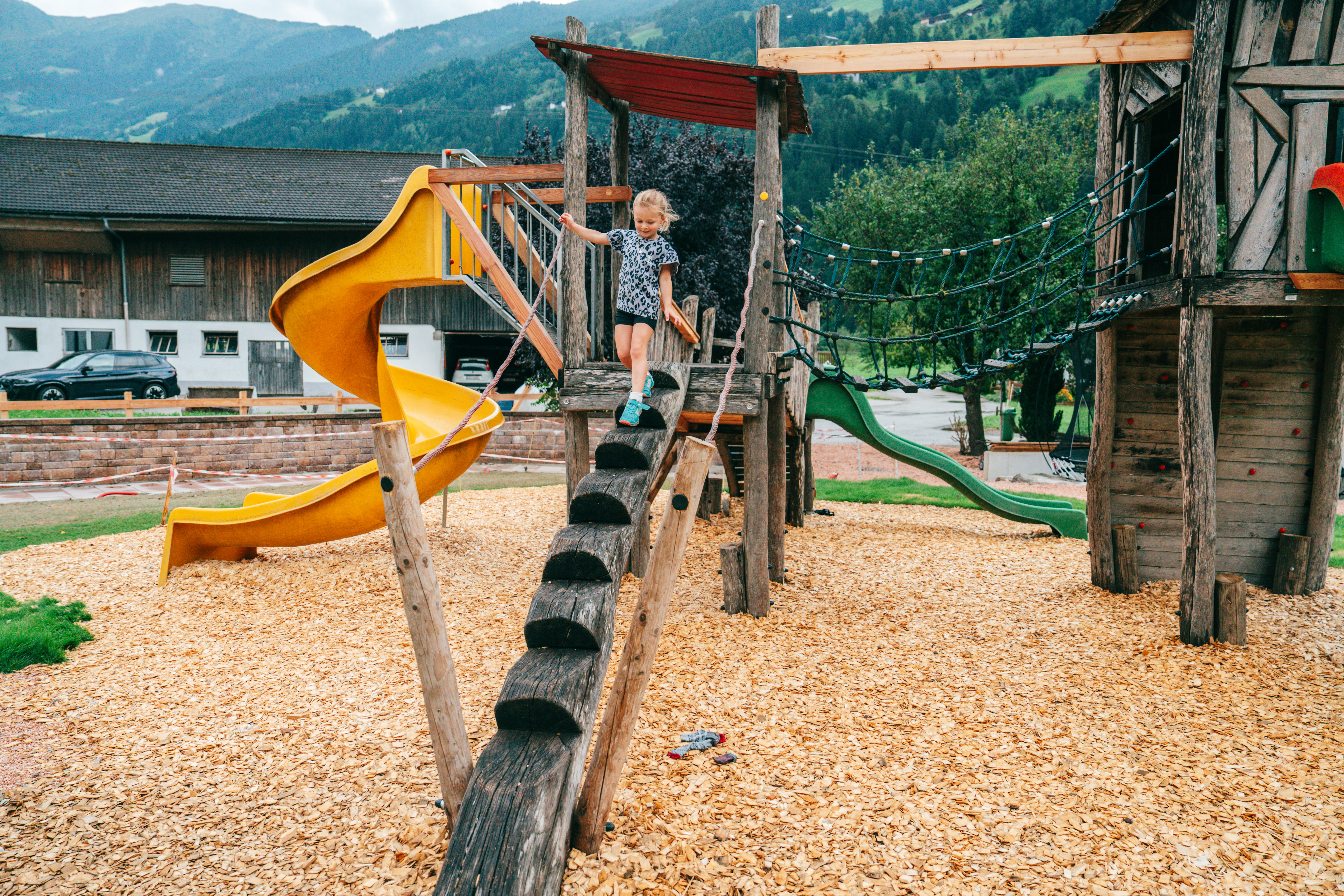 Kinderhotel: Klettern outdoor - Ferienhotel Sonnenhof - Spielen | Entdecken