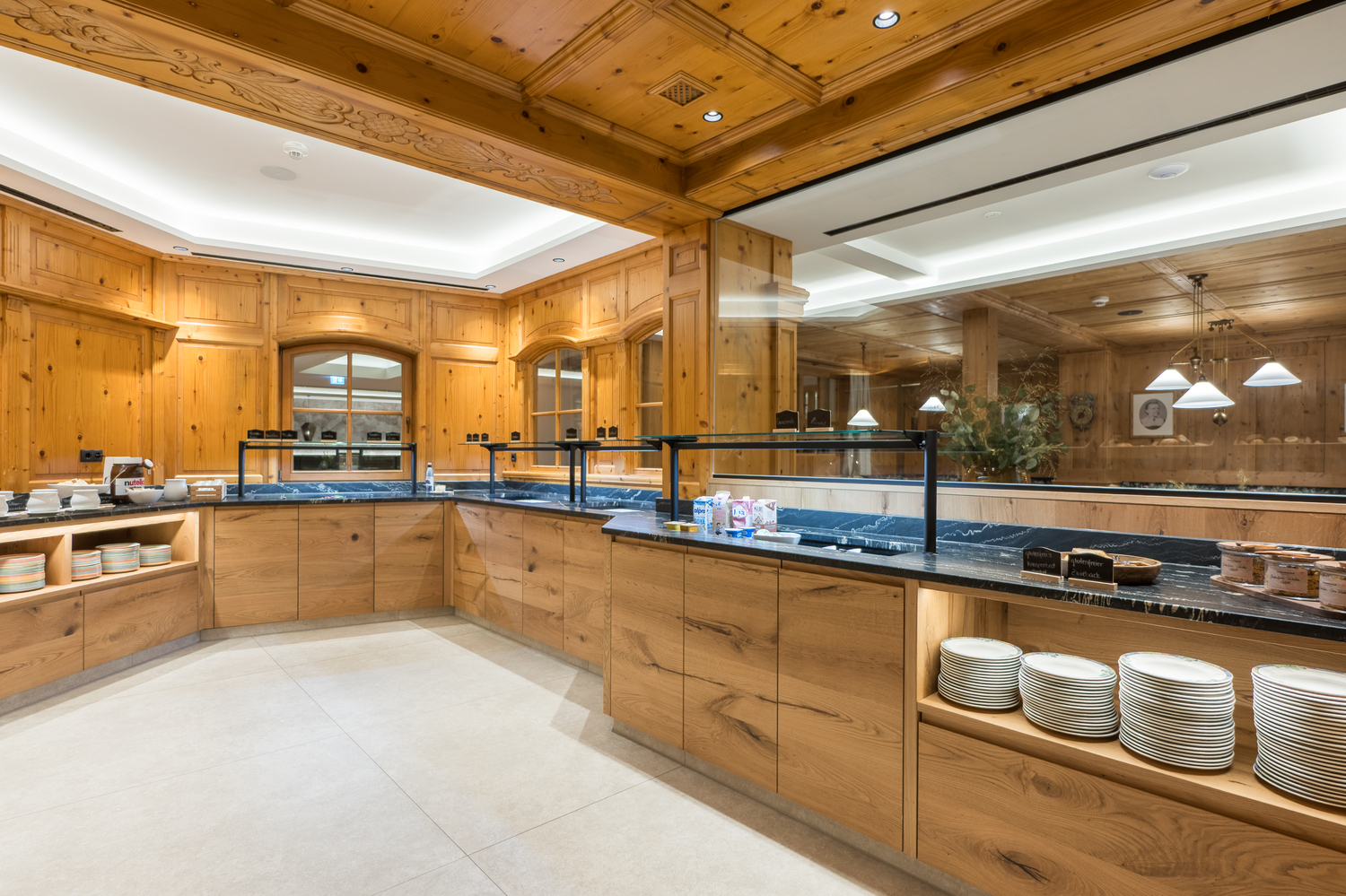 Kinderhotel: Buffet - Ferienhotel Sonnenhof
