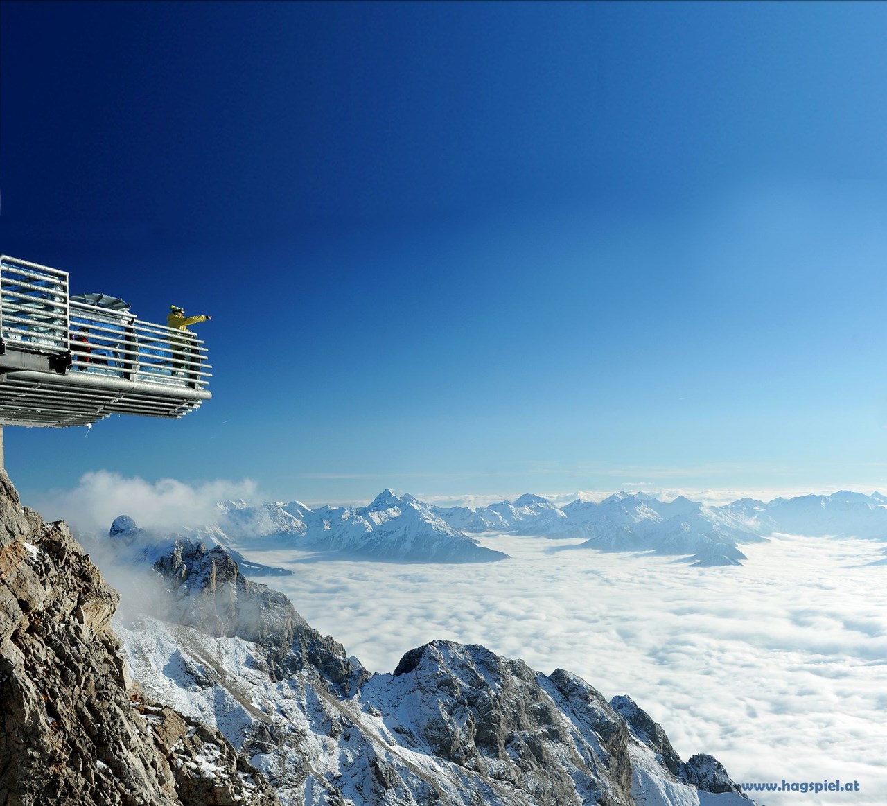 Das Original Kinderhotel Stegerhof in der Steiermark Ausflugsziele Skywalk am Dachstein Gletscher