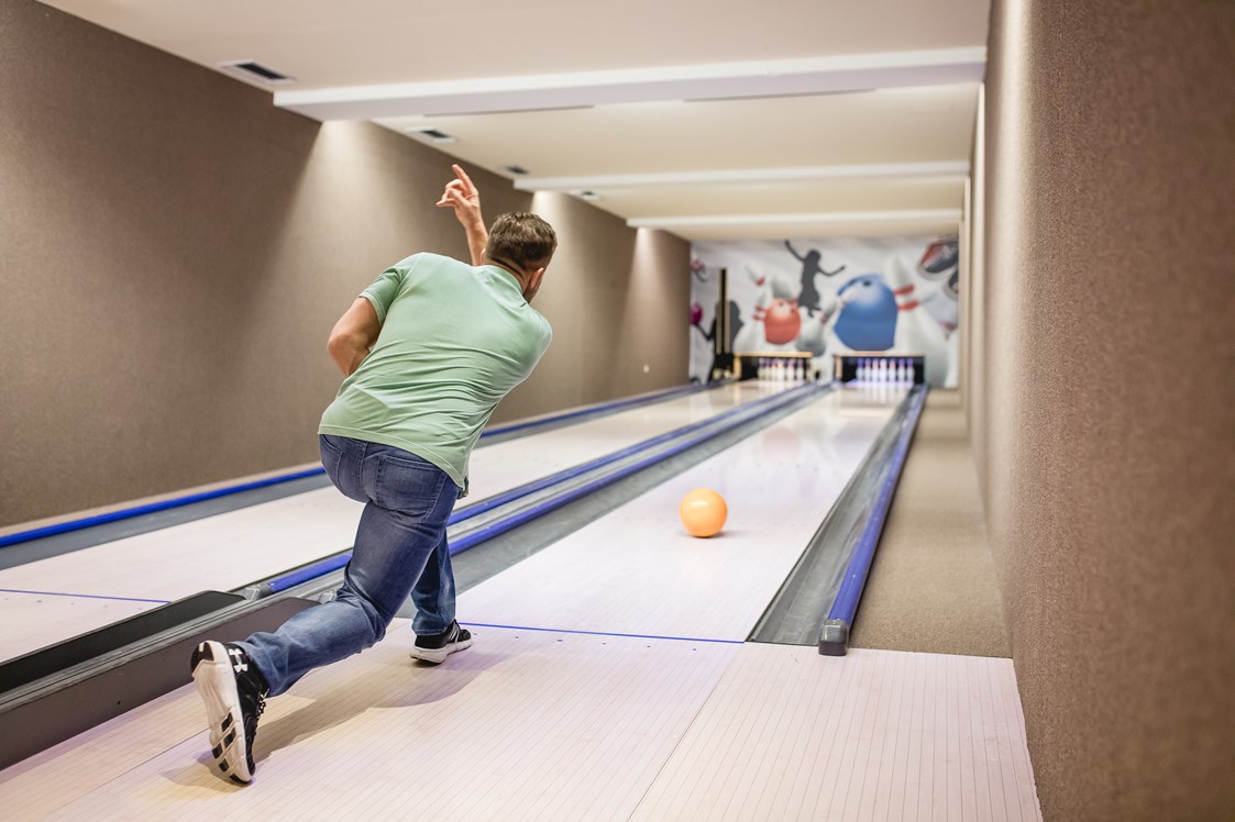 Kinderhotel: Zwei kostenlose Bowlingbahnen - Hotel Seehof