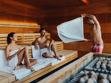 Kinderhotel: Sauna im Premium SPA - Thermenhotel Karawankenhof **** - Das Hotel der Kärnten Therme