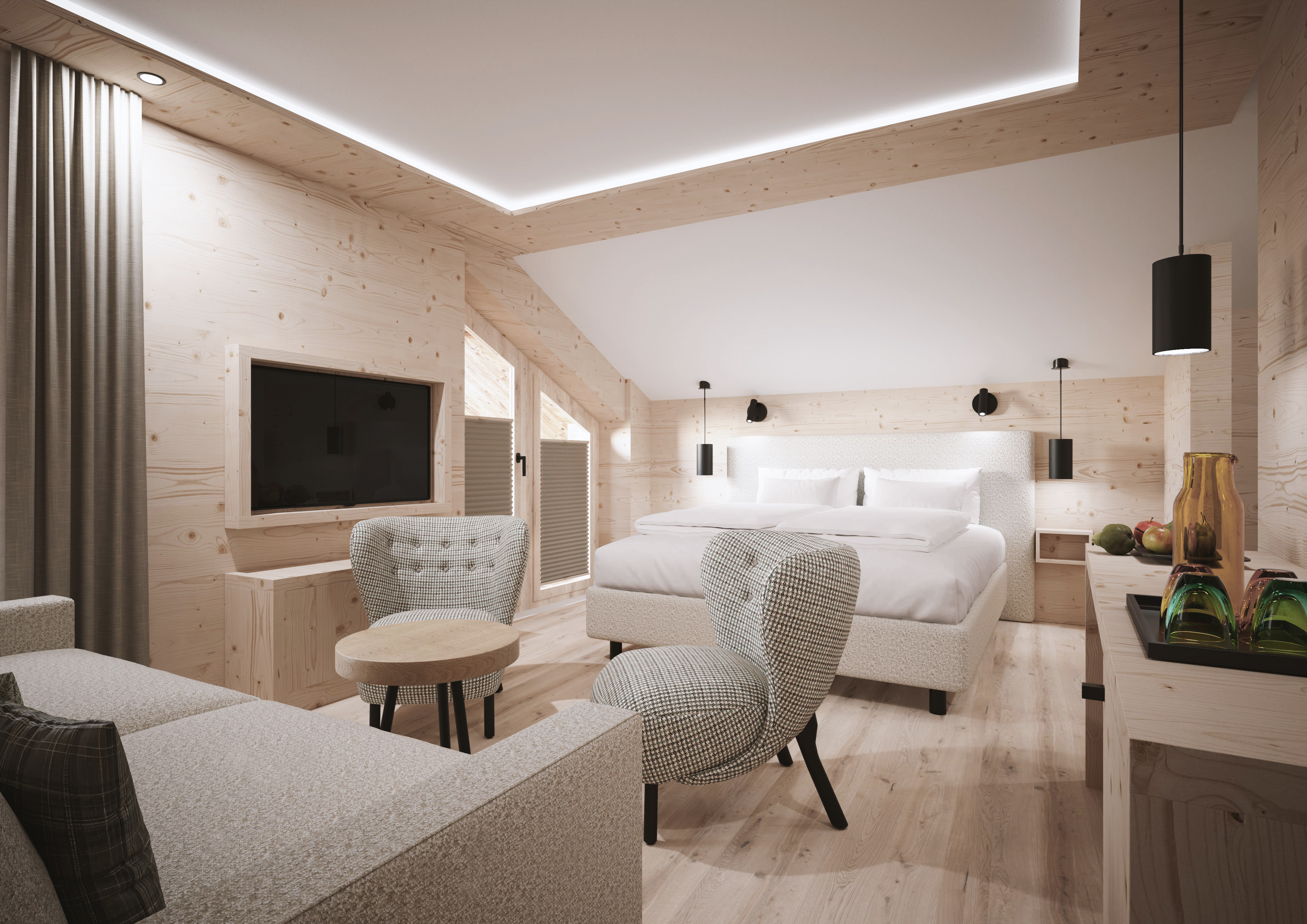 Gorfion Familienhotel Liechtenstein Zimmerkategorien Familiensuite 42 | 2-Raum