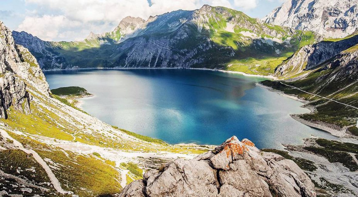 Familienhotel Lagant Ausflugsziele Der Lünersee - schönster Platz Österreichs 2019