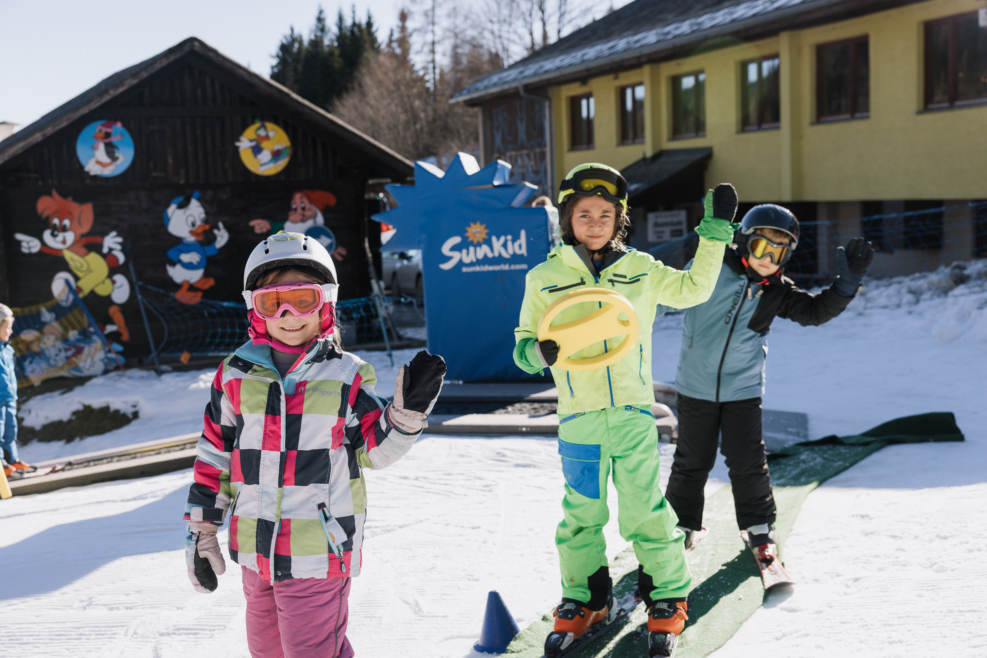 Kinderhotel: Kinder in der Skischule - Erlebnisgasthof Moasterhaus
