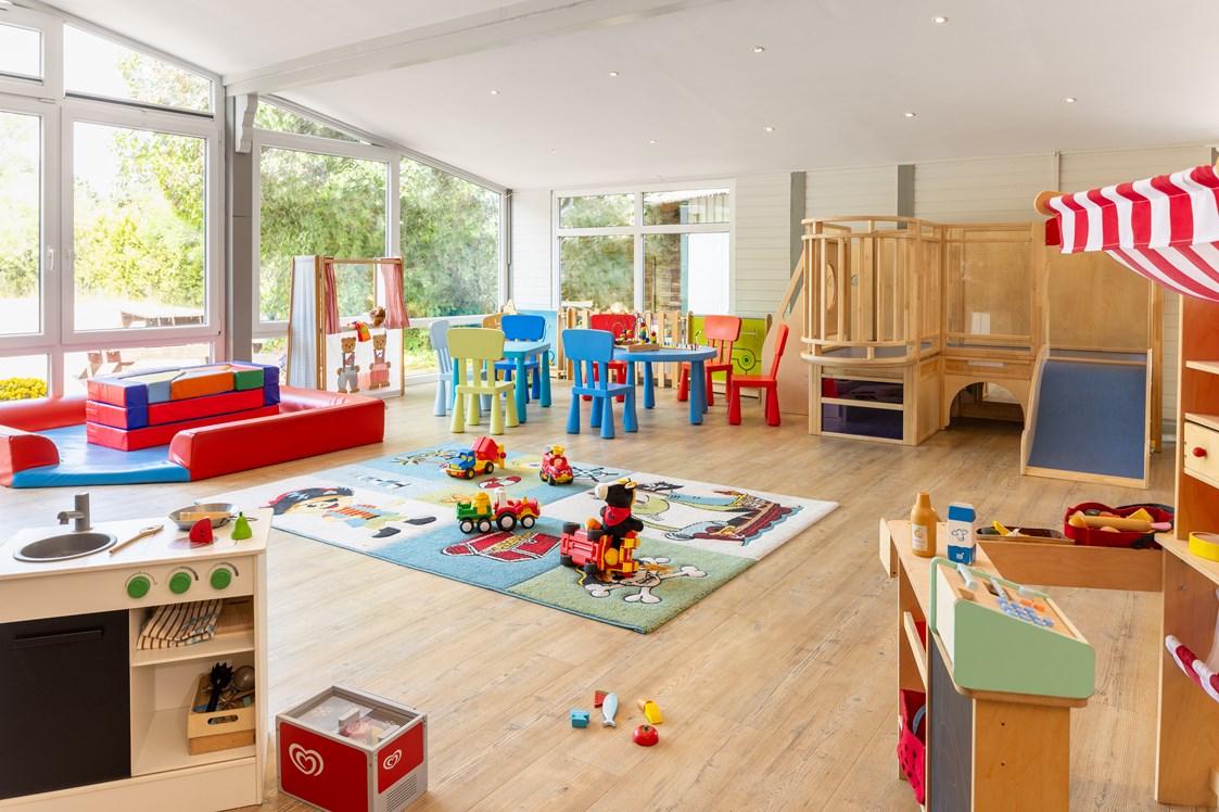 Kinderhotel: Jede Menge Spielideen und Möglichkeiten bietet unser Indoorspielbereich - Frieslandstern - Ferienhof und Hotel