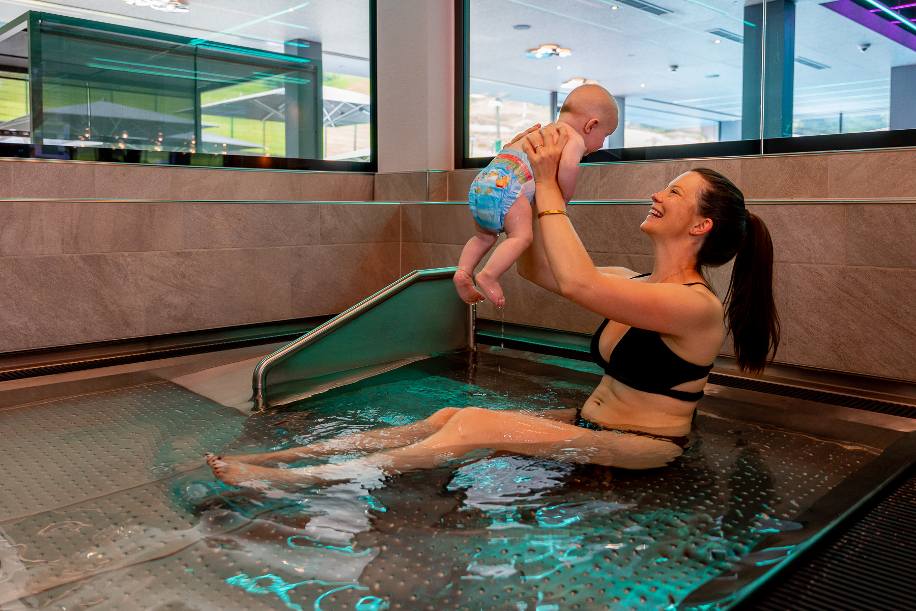 Kinderhotel: Babybecken "Plitsch Platsch" - Good Life Resort die Riederalm ****S