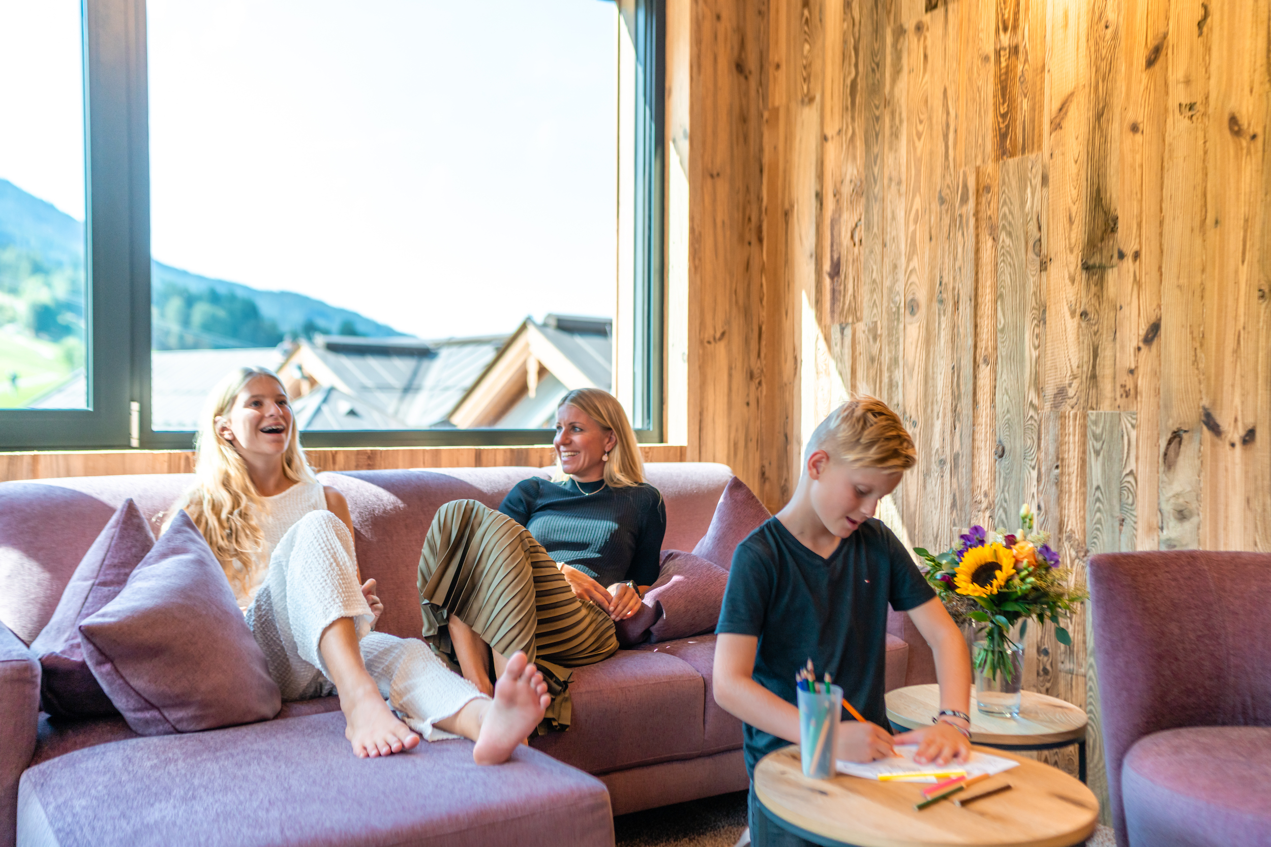 Kinderhotel: Gemeinsame Zeit als Familie in unserer Family Suite Deluxe Leogang - Good Life Resort Riederalm