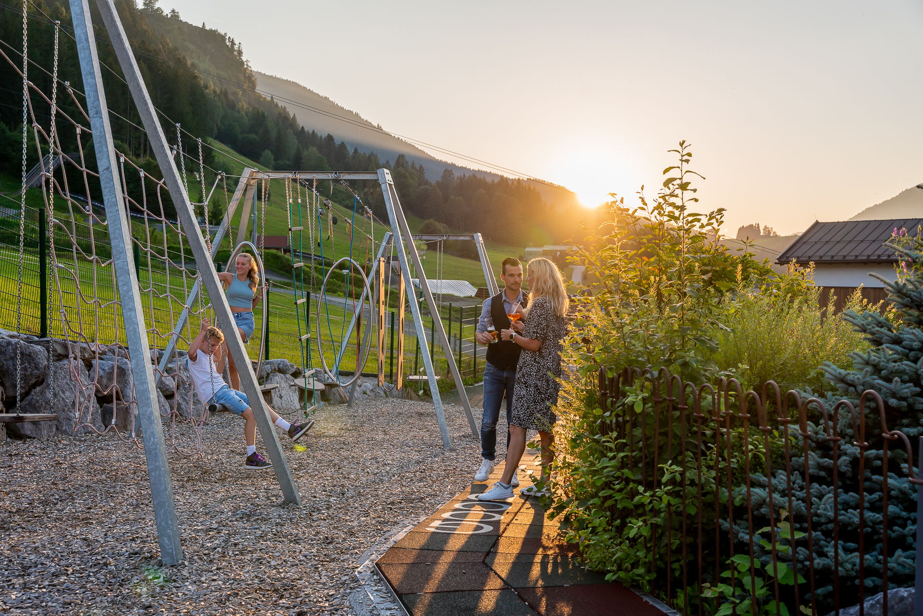 Kinderhotel: Motorik Parcours - Good Life Resort Riederalm