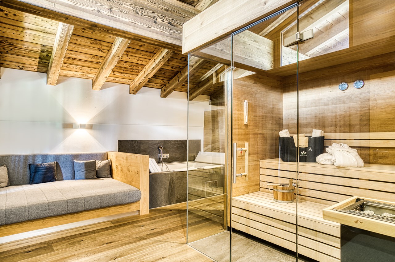 Naturresort PURADIES Zimmerkategorien Puradies Privat Spa Suite Wolke 7