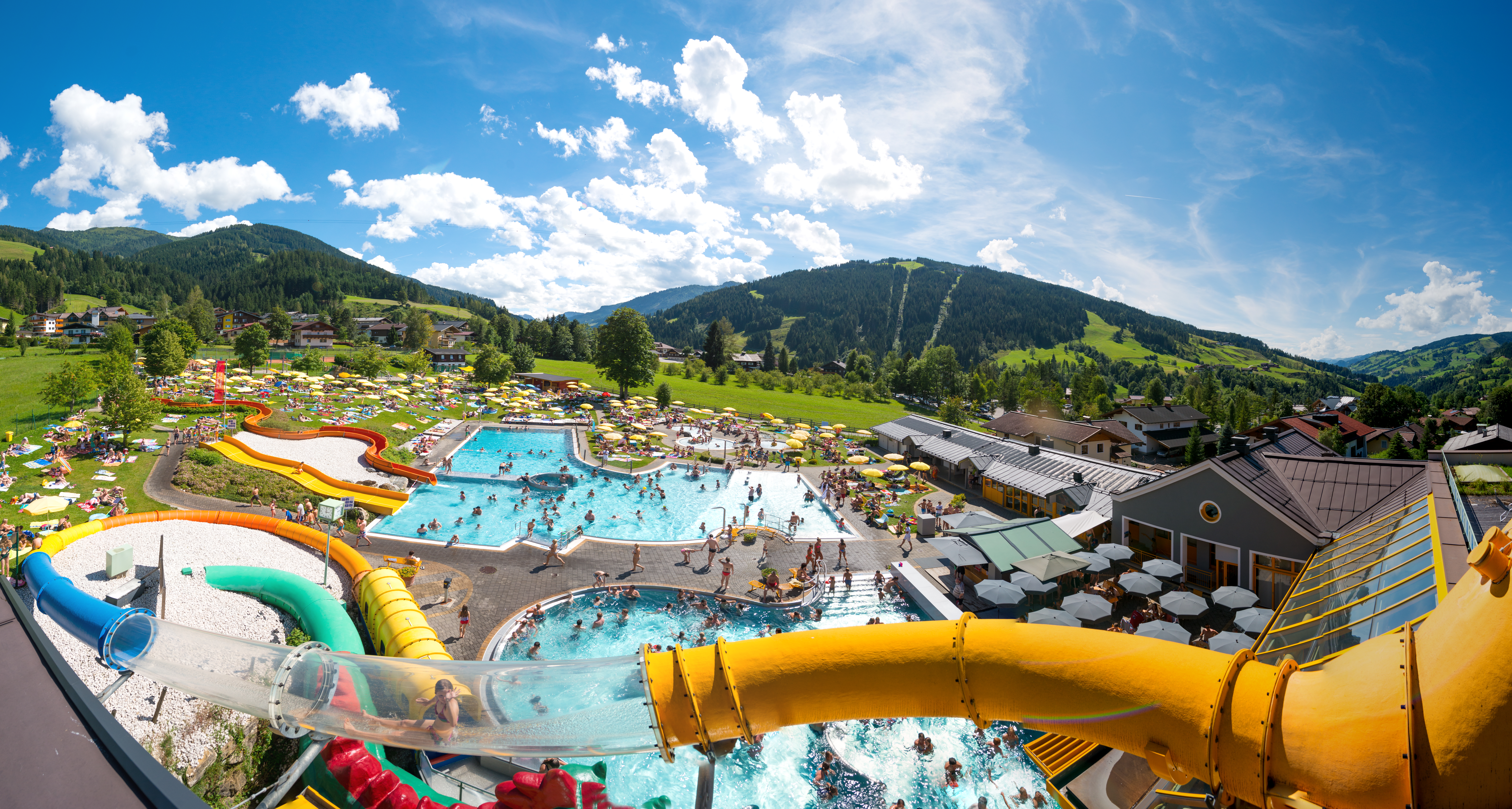 Familienhotel Wagrainerhof Ausflugsziele Erlebnisbad Wasserwelt Wagrain