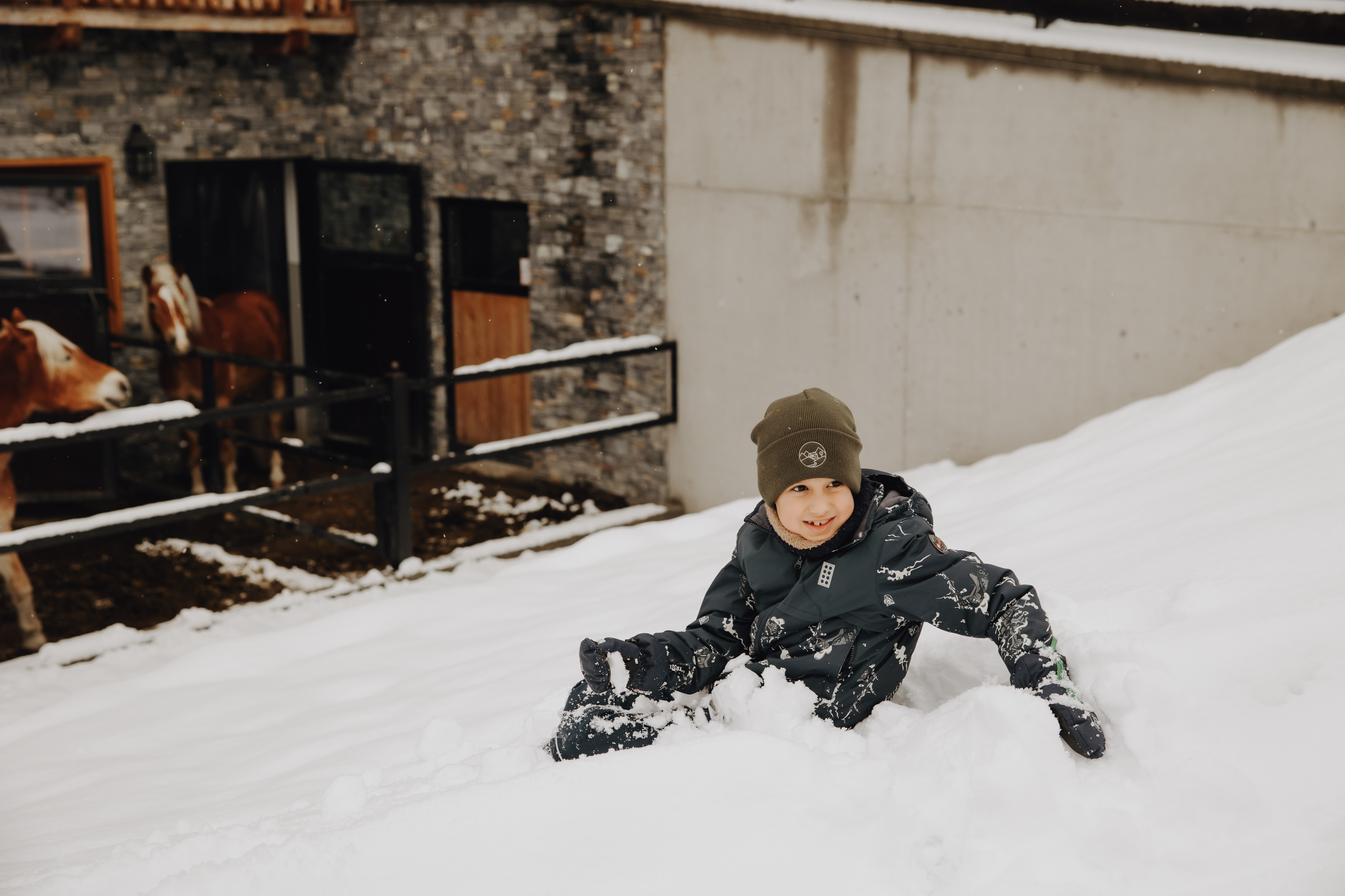 Kinderhotel: Schneespaß im Gut Berg - Gut Berg Naturhotel