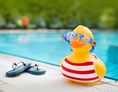 Kinderhotel: Schwimmbad - Außenbecken - Hotel Sonnenhügel Familotel Rhön