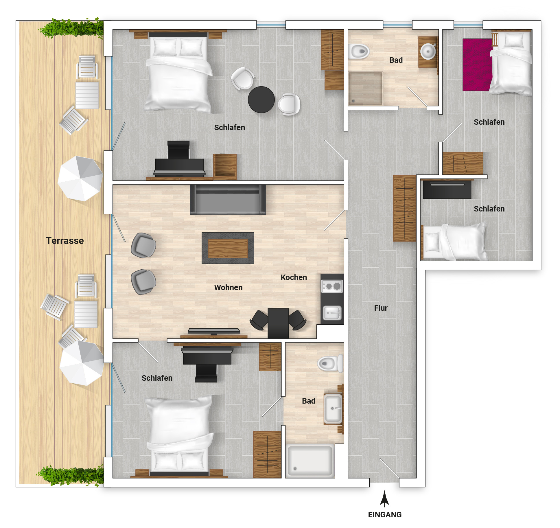 Familienhotel Friedrichshof Zimmerkategorien Landidyll XXL