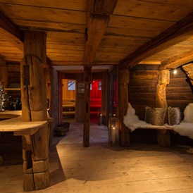 Kinderhotel: die Saunaschiffe mit Altholz- und Zirbensaune - Bodensee-Resort Storchen Spa & Wellness