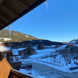 Kinderhotel: Blick vom Balkon ( Bärenloch) - Familotel Spa & Familien-Resort Krone