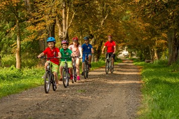 Kinderhotel: Bei Germany For Kids Fahrradtouren benutzen wir die zahlreichen Rad- und Feldwege der Region - Germany For Kids Kinderferienhotel Schloss Leizen