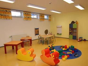 Kinderhotel: Kinderspielraum innen - Hotel-Restaurant Grimmingblick