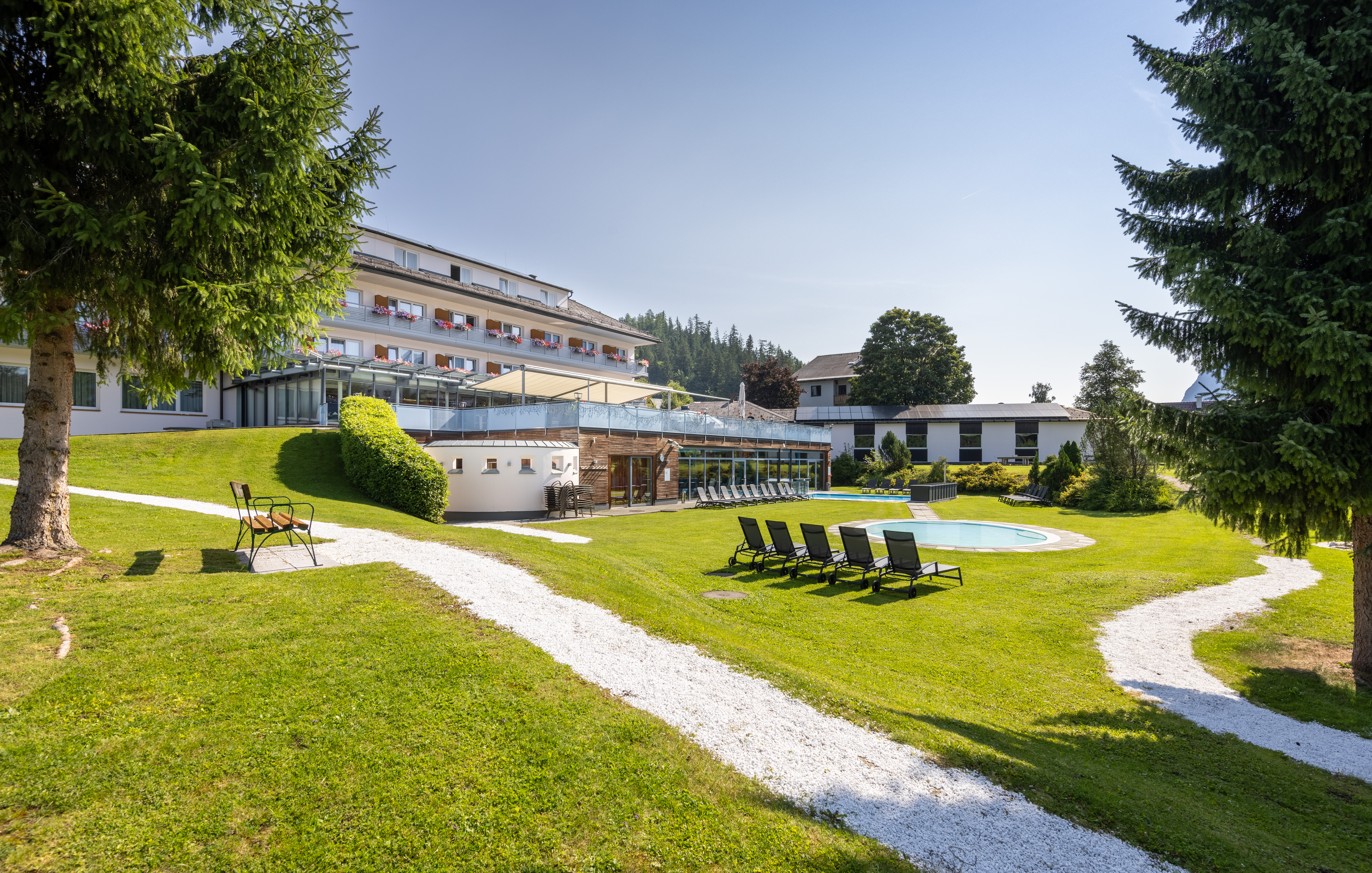 Kinderhotel: Garten Hotel Grimmingblick - Hotel-Restaurant Grimmingblick