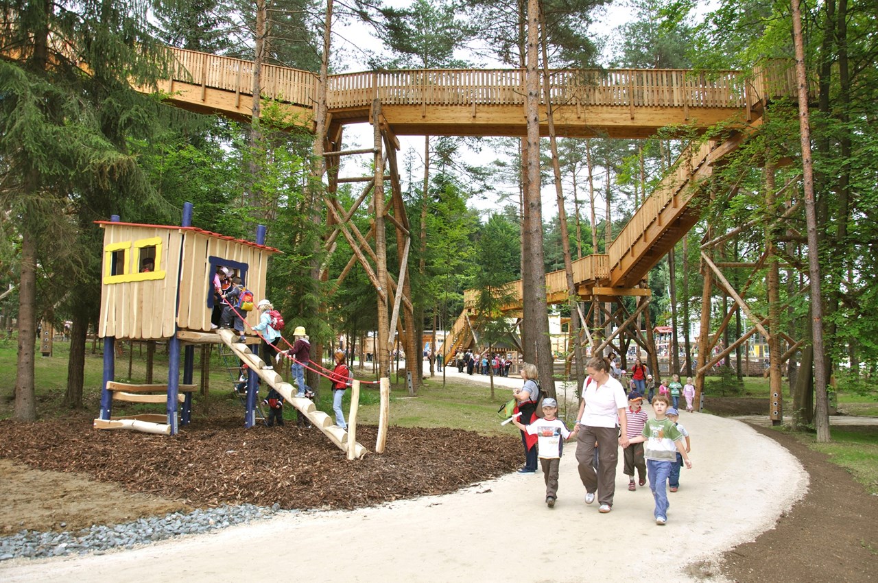 Familien Resort Petschnighof Ausflugsziele Walderlebniswelt Klopeinersee