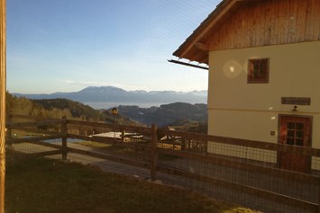Kinderhotel: Sicht aus der Wildererhütte - Familien Resort Petschnighof