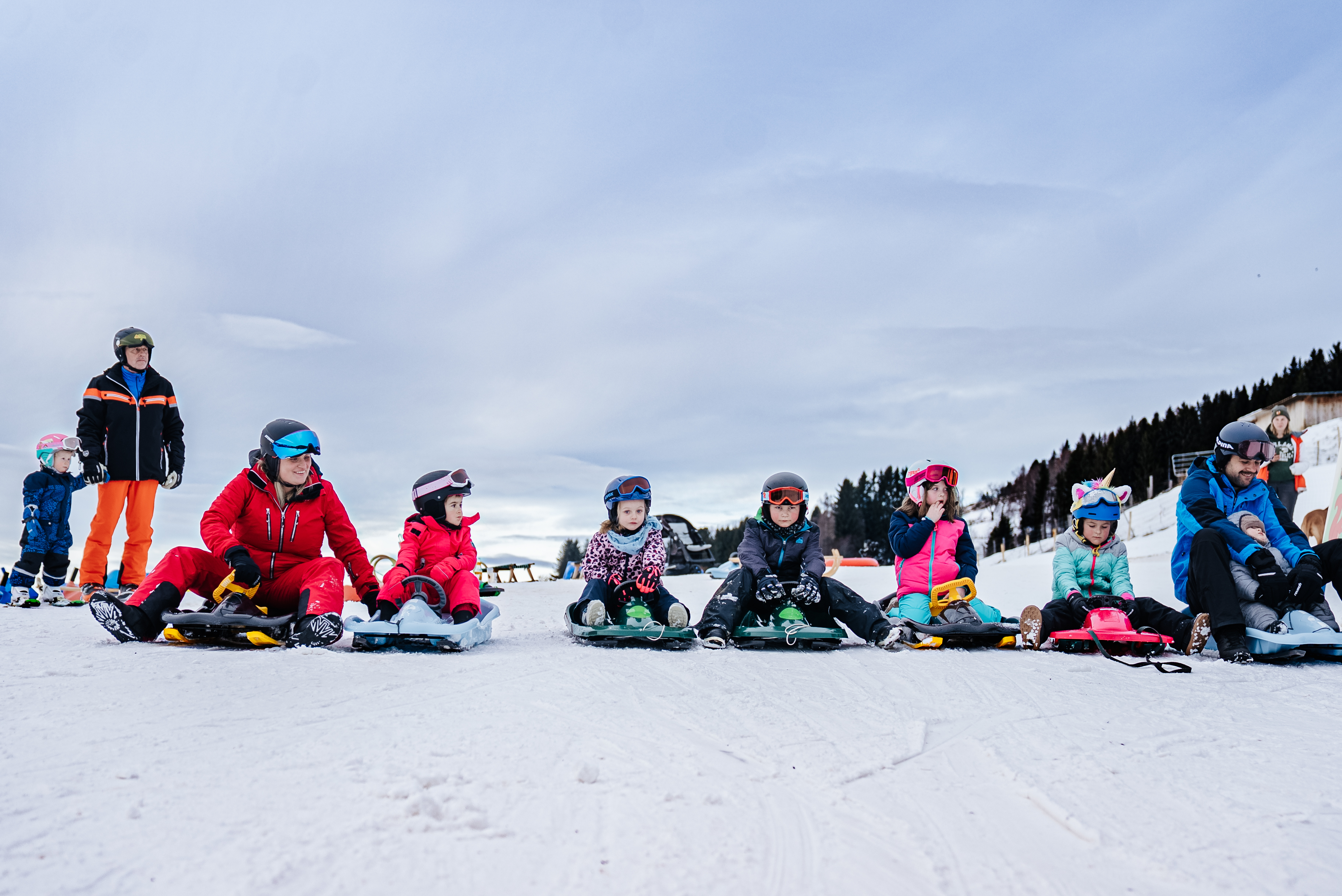 Kinderhotel: Rodelbahn - Familien Resort Petschnighof