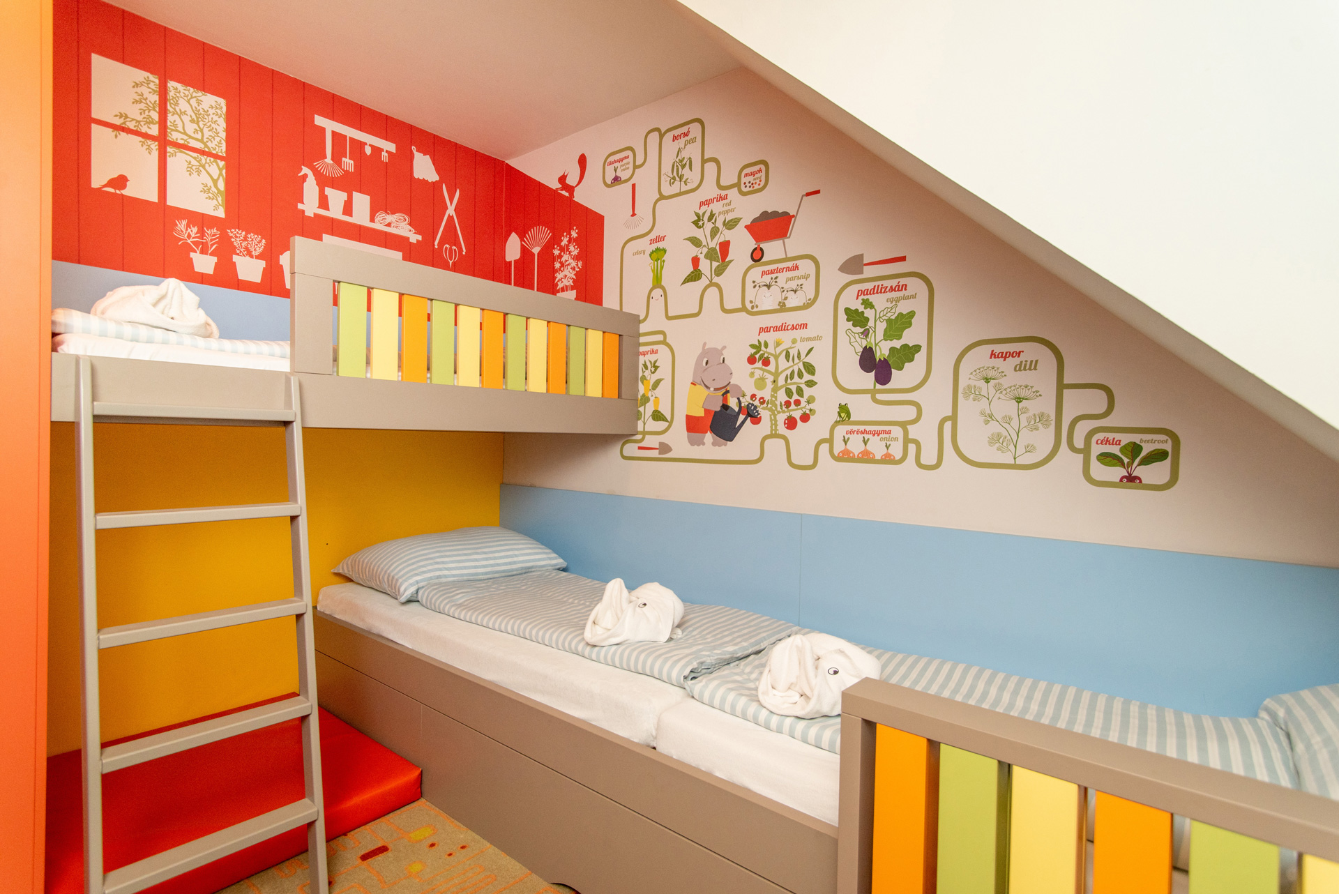 Kinderhotel: Kinderzimmer  in den Familiensuiten - Kolping Family Resort