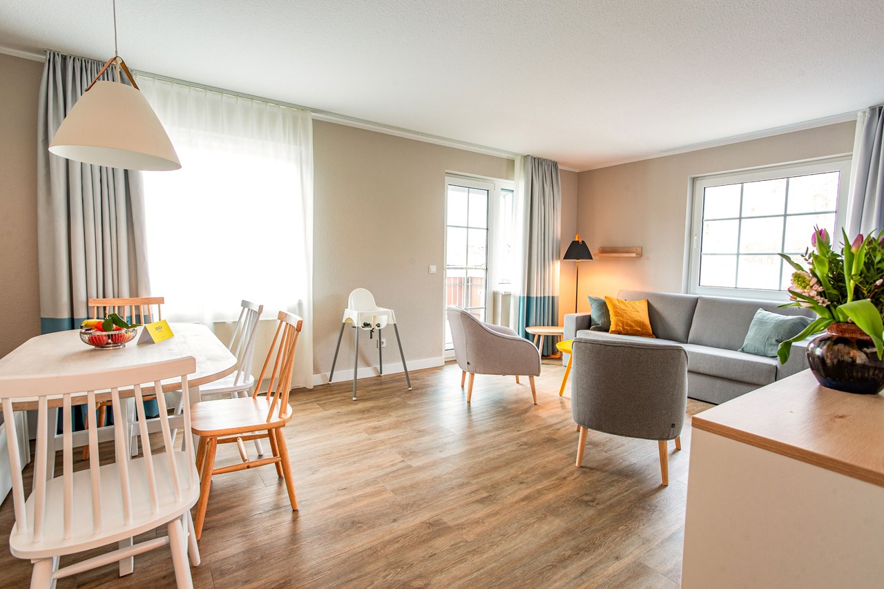 BEECH Resort Fleesensee Zimmerkategorien Seeufer Apartment, 62 m² 