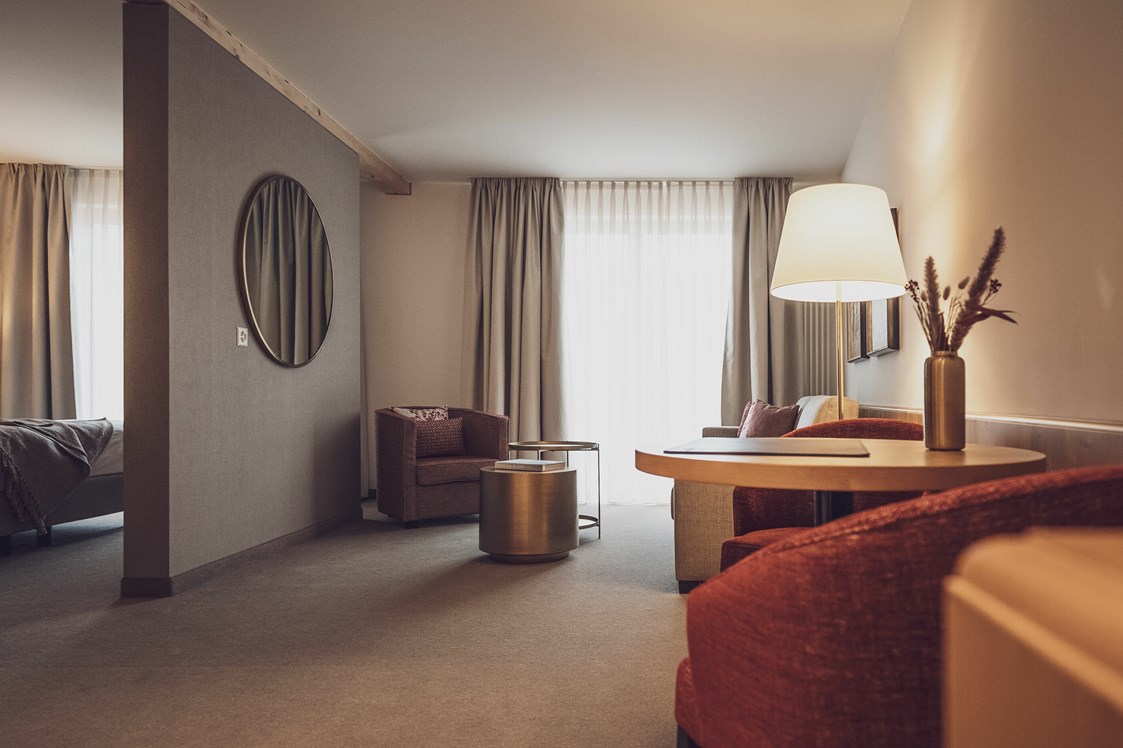 Kinderhotel: Junior Suite/ Familienzimmer - Hotel Waldhuus Davos
