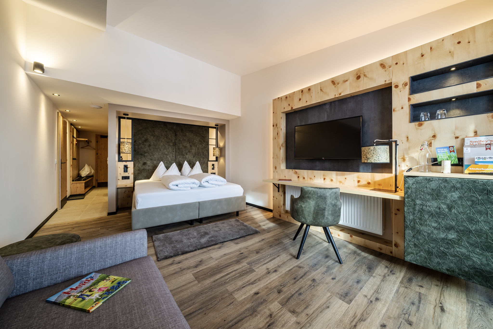 Familienhotel - Pools: Innenpool - Wolschart - Heidi-Hotel Falkertsee