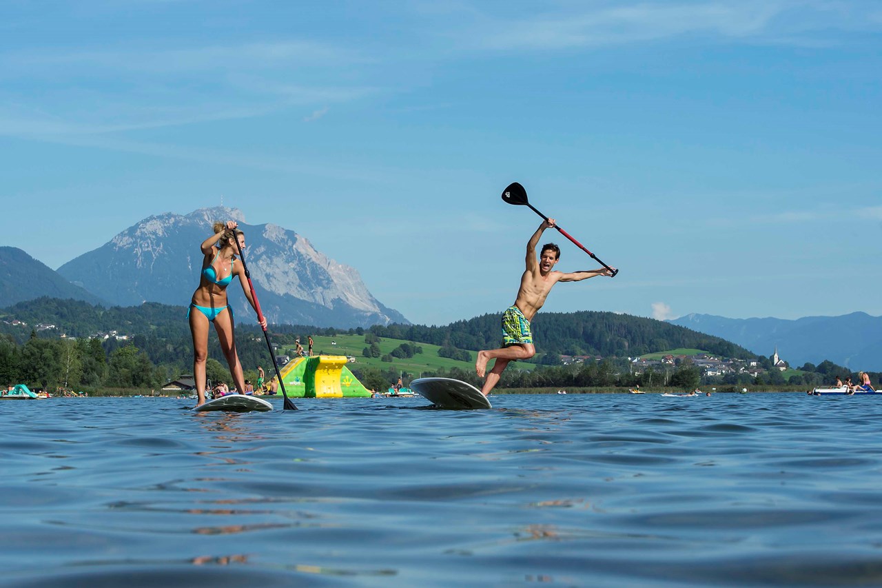 Familienhotel Ramsi Ausflugsziele "Badewanne" Pressegger See
