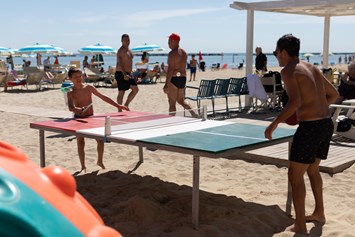 Kinderhotel: Tischtennis am Meer - Hotel Roxy & Beach