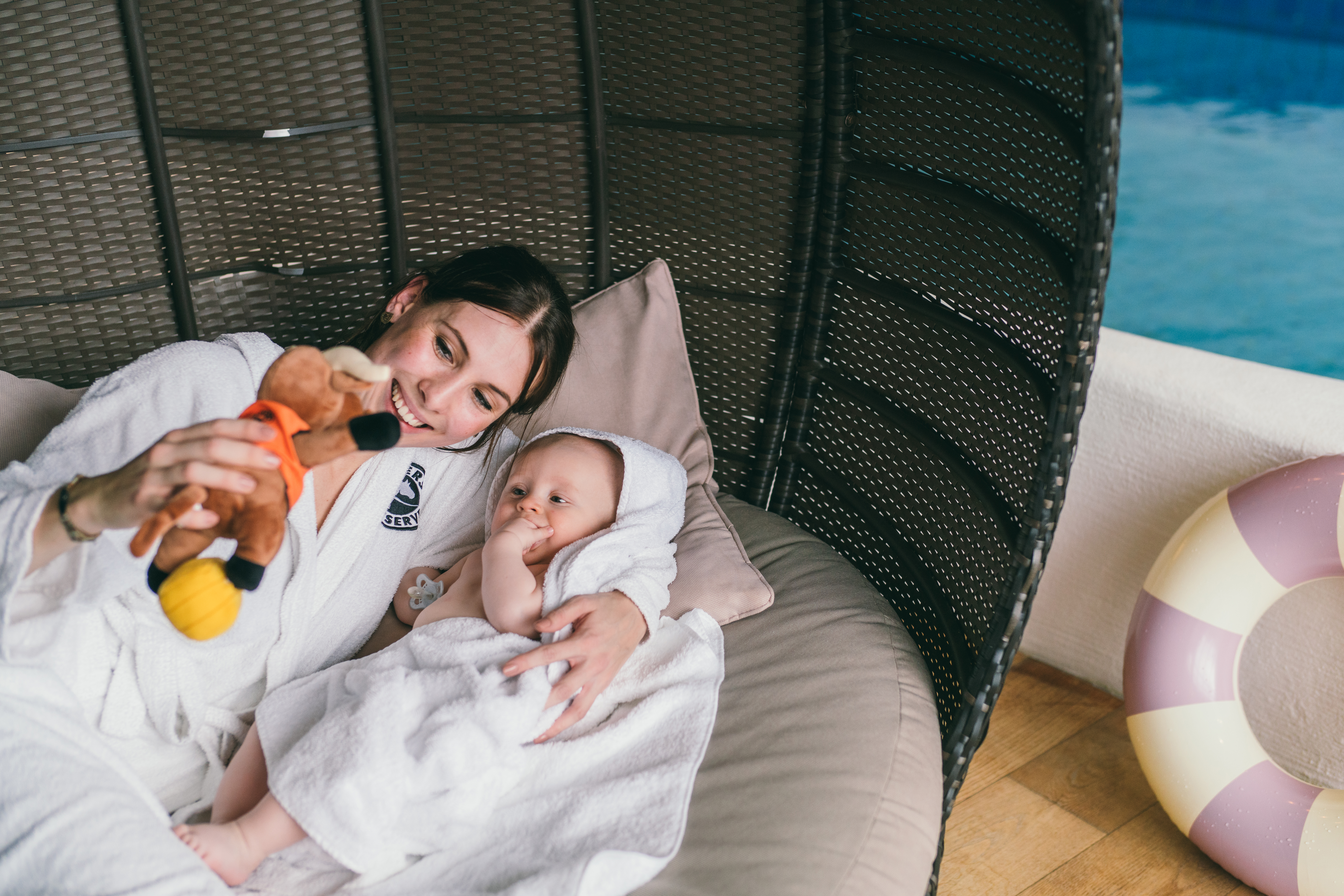 Familienhotel - Wasserrutsche - Kaisersdorf / Kalištrof - Kuschelnester im Wellnessbereich - Hotel Reiters Finest Family