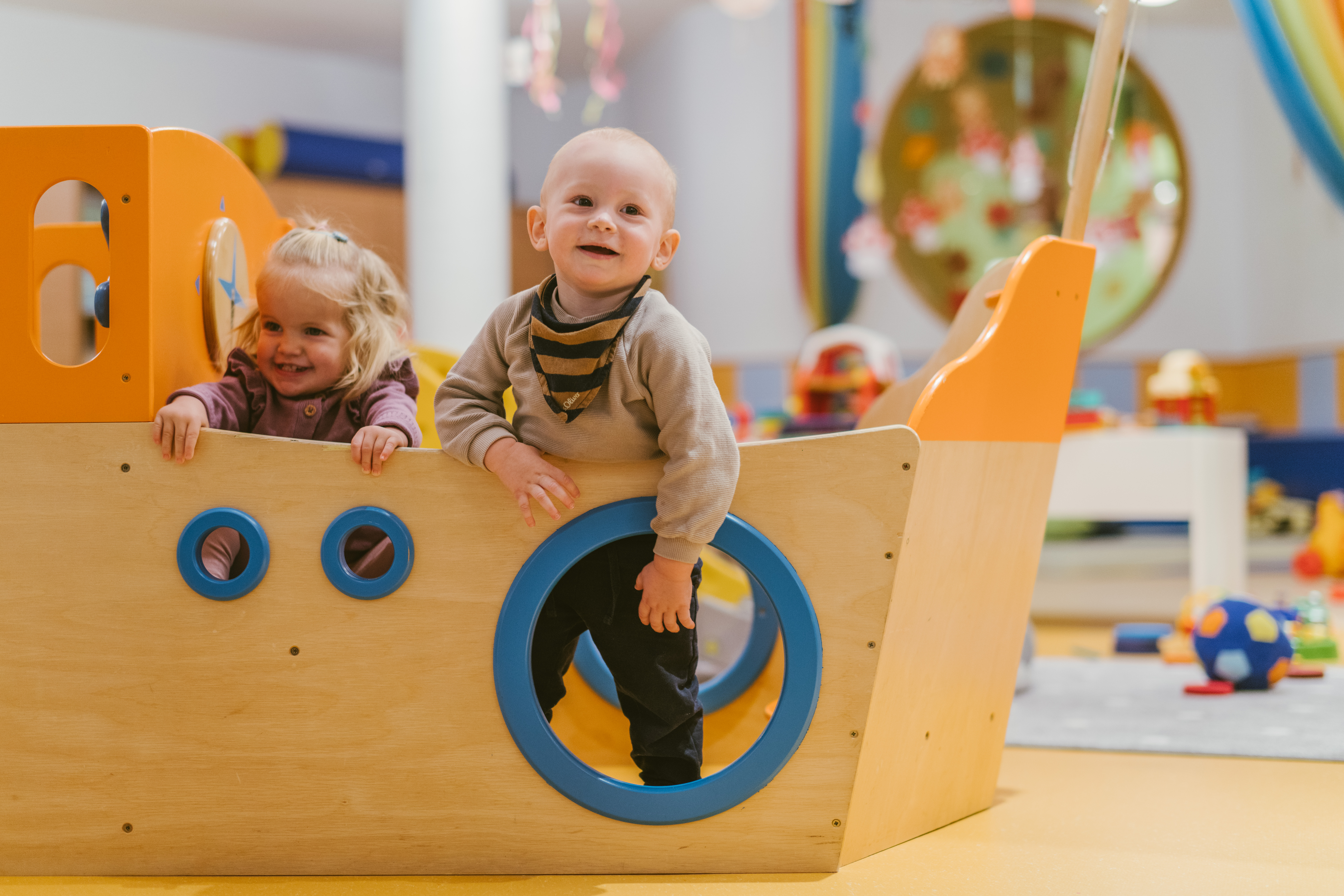 Familienhotel - Wasserrutsche - Kaisersdorf / Kalištrof - liebevolle Betreuung im Zwutschgerlclub für die ganz Kleinen - Hotel Reiters Finest Family