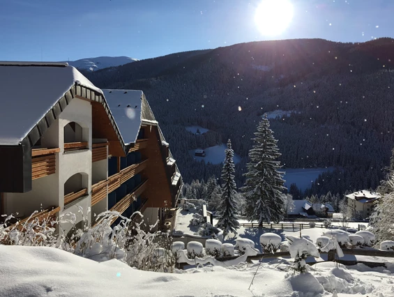 Kinderhotel: Winterliche Stimmung im Hotel St. Oswald
 - Hotel St. Oswald