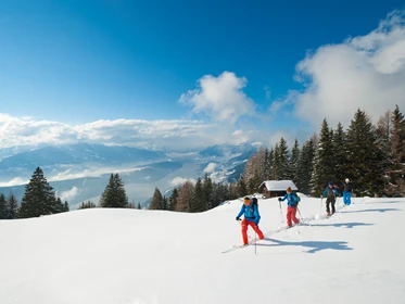 Kinderhotel: Skitourengeher - Hotel St. Oswald