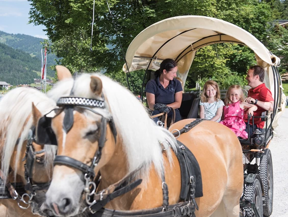 Kinderhotel: Kutschenfahrt Sommer - Familienparadies Sporthotel Achensee****