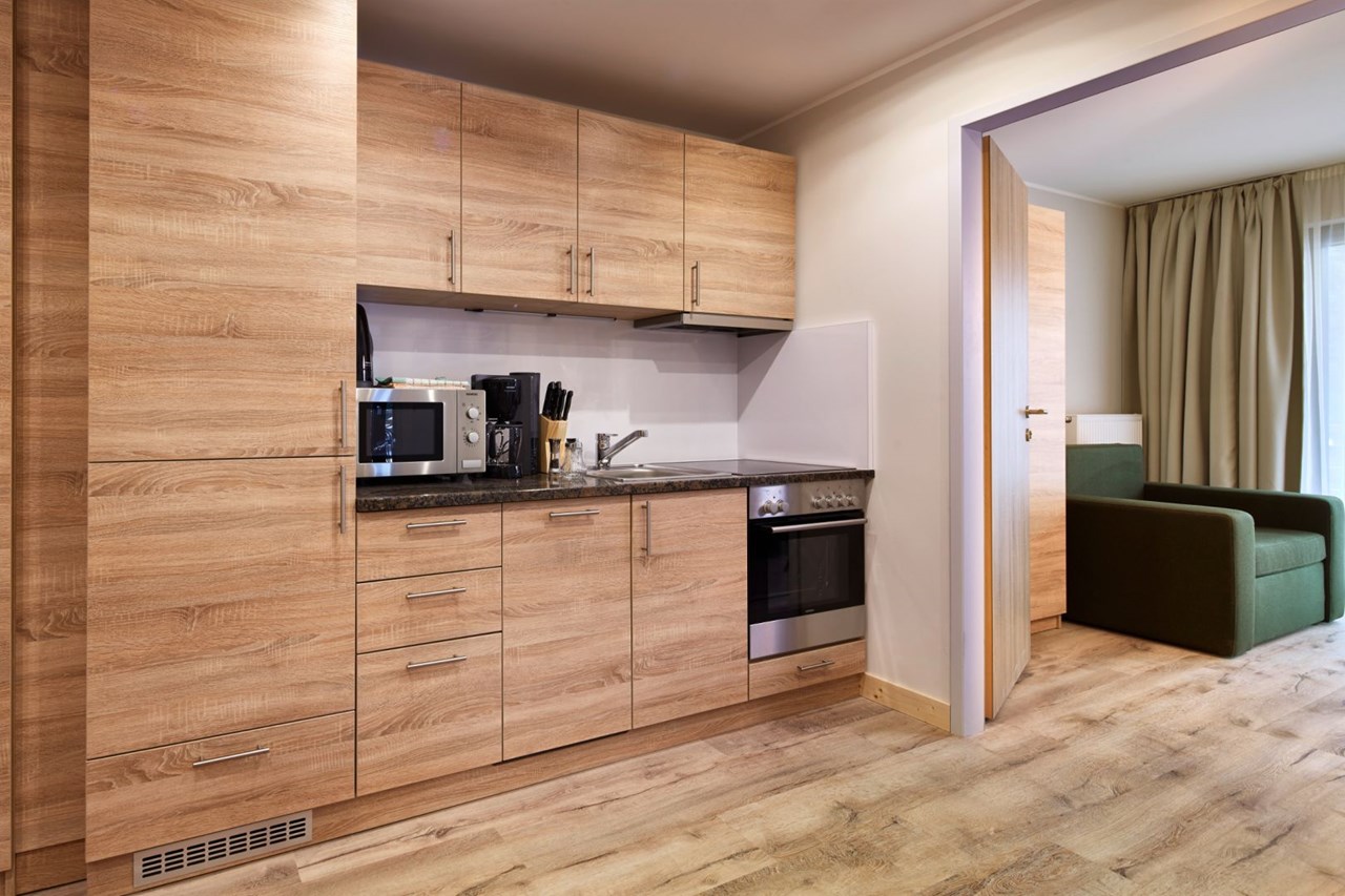 DAS ALPENHAUS KATSCHBERG.1640 Zimmerkategorien  Alpenwohnen S: für 2 bis 4 Personen