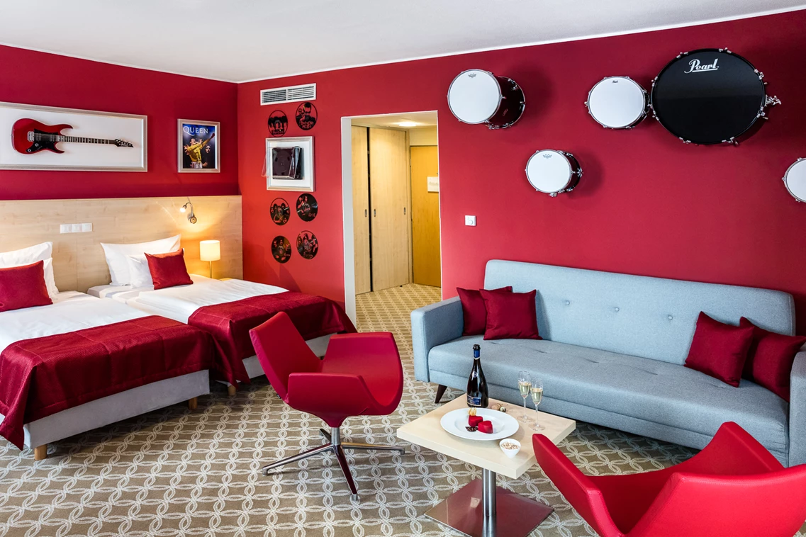 Kinderhotel: Aquapalace Hotel Prag - Rock Suite - Aquapalace Hotel Prag