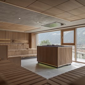 Kinderhotel: Große Event-Panorama-Sauna (80 °C) - Feldhof DolceVita Resort