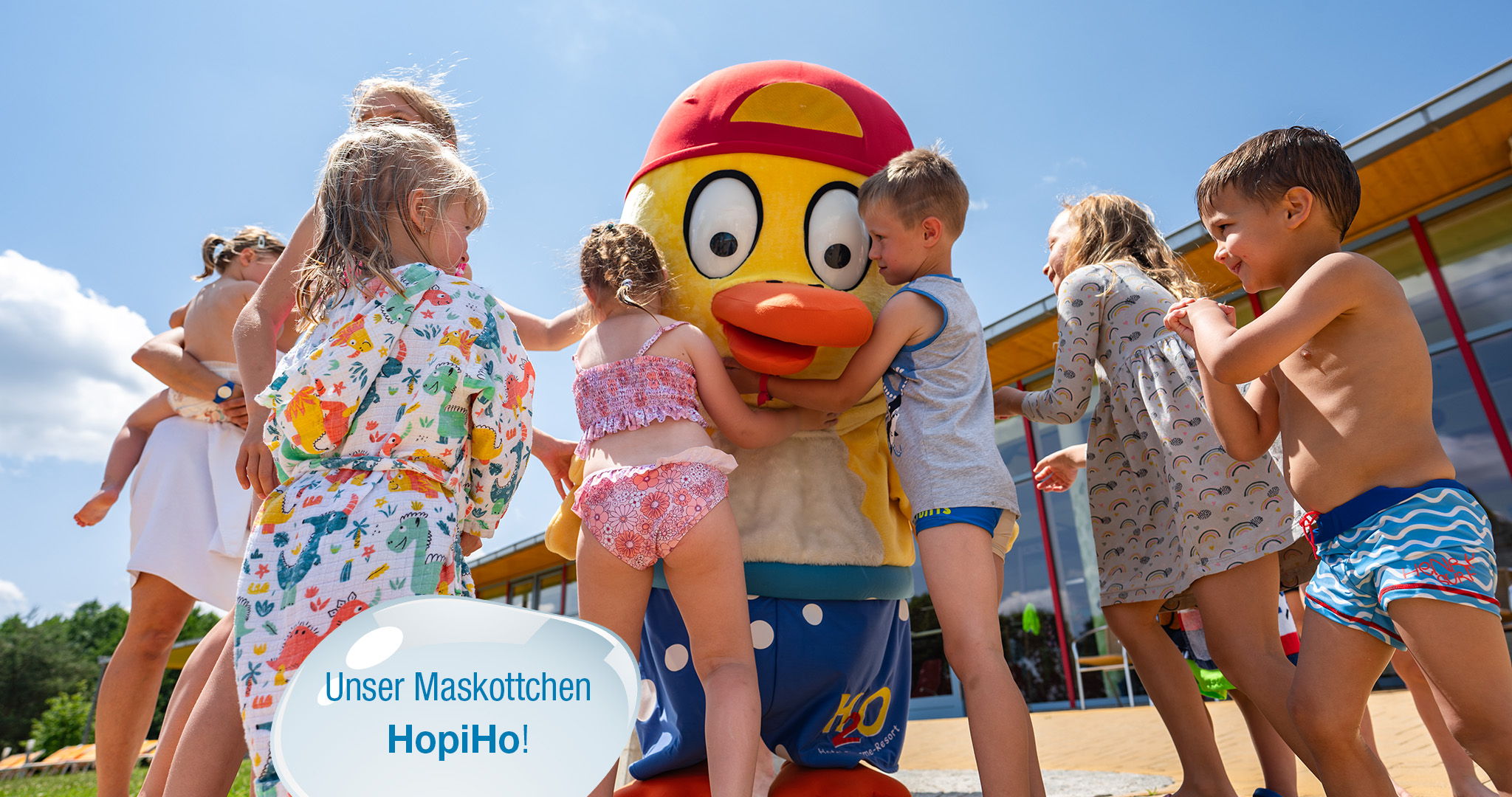 Kinderhotel: Unser Maskottchen HopiHo! - H2O Hotel-Therme-Resort