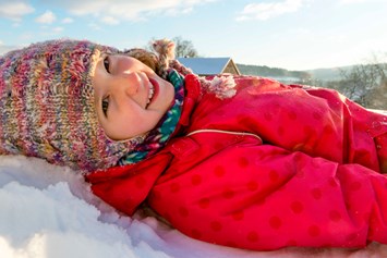 Kinderhotel: Schneetreiben im Ulrichshof - ULRICHSHOF Baby & Kinder Bio-Resort