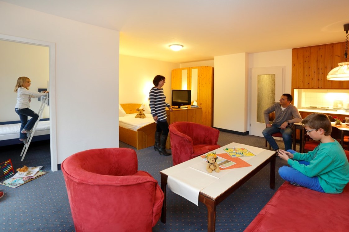 Kinderhotel: Comfort Apartment Typ B - totale Ansicht - Panoramic Hotel - Ihr Familien-Apartmenthotel