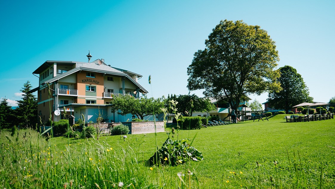Kinderhotel: Unser komplett neues Stammhaus Karglhof - Ferienwohnungen und Seebungalows am Faaker See - Karglhof OG