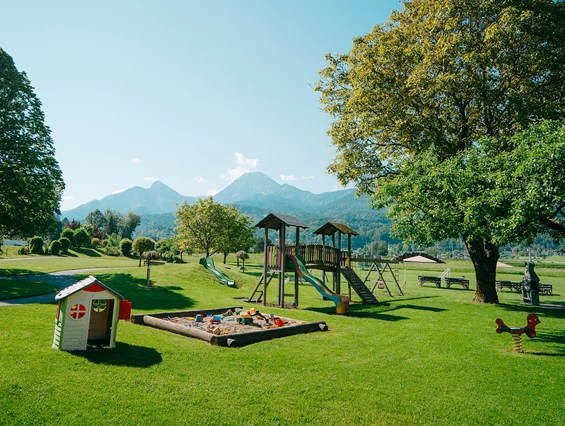 Kinderhotel: Ferienwohnungen und Seebungalows am Faaker See - Karglhof OG