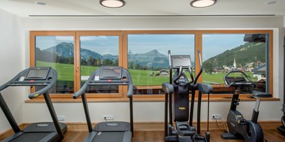 Familienhotel - Garten - Kirchdorf in Tirol - Panorama-Fitnessraum - Naturhotel Kitzspitz