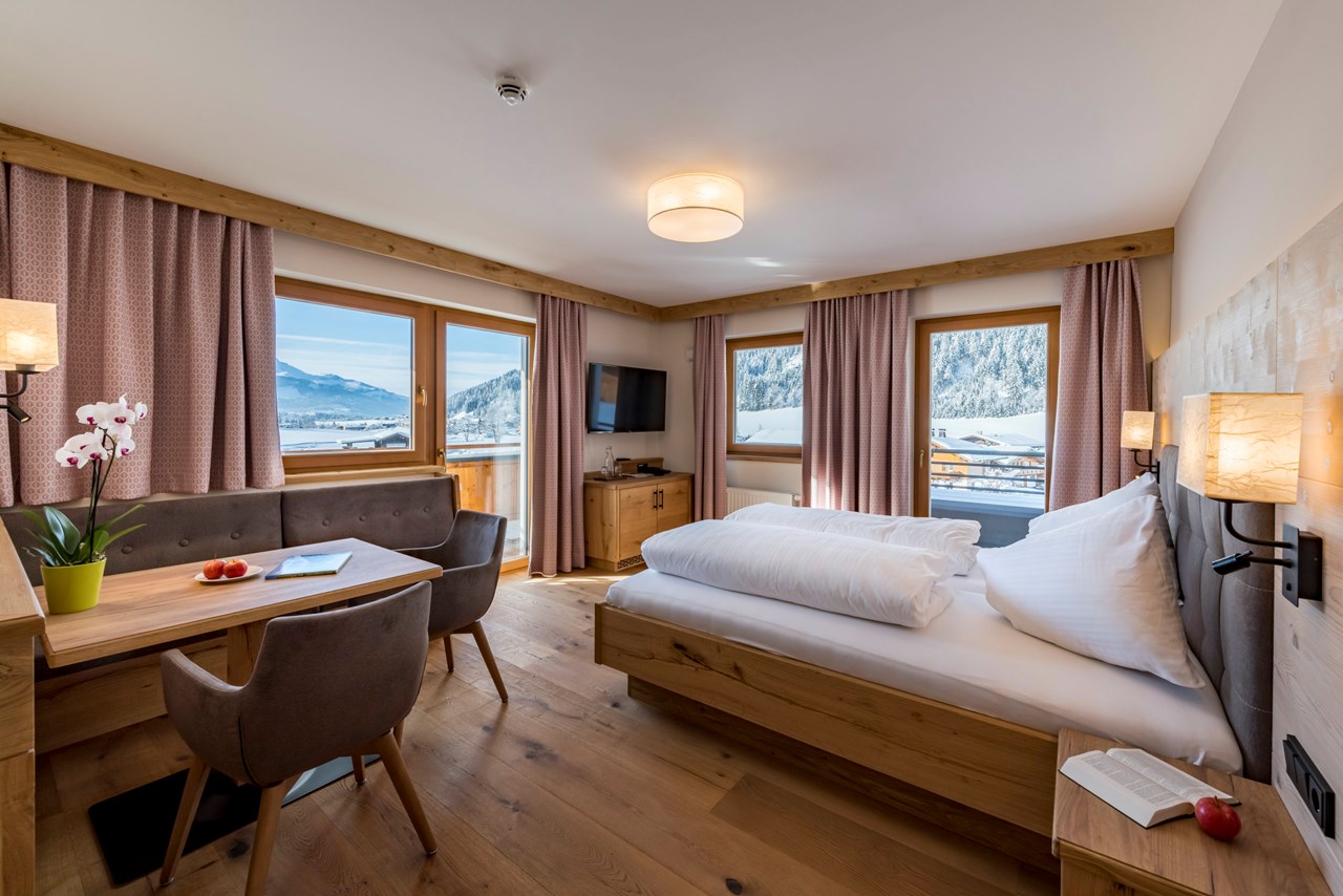 Naturhotel Kitzspitz Zimmerkategorien Suite Almrose