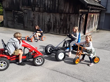 Kinderhotel: Unsere Go-Karts - Hotel Eggerhof